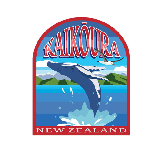 Kaikoura Sticker - arch design