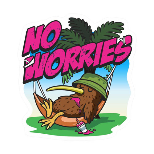 No worries sticker