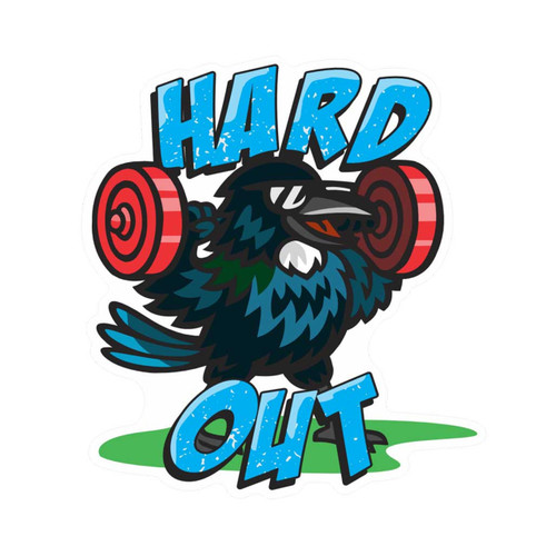 Sticker 9cm Hard Out
