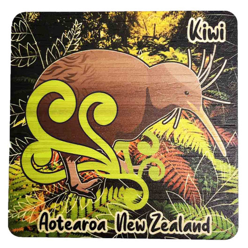 Kiwi Bamboo Colourful Coaster