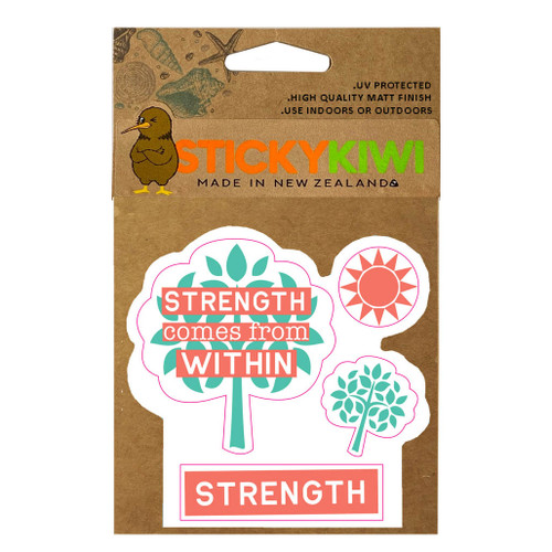 Strength comes from Within Sticker