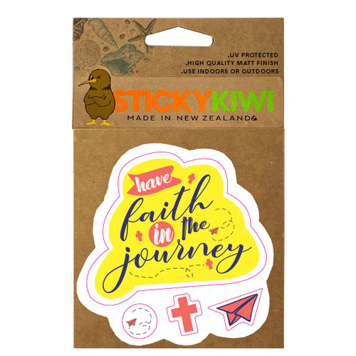 Have faith in the journey Sticker