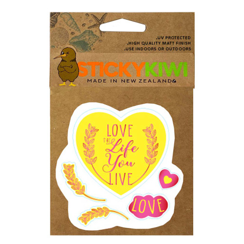 Love the life you Live Sticker