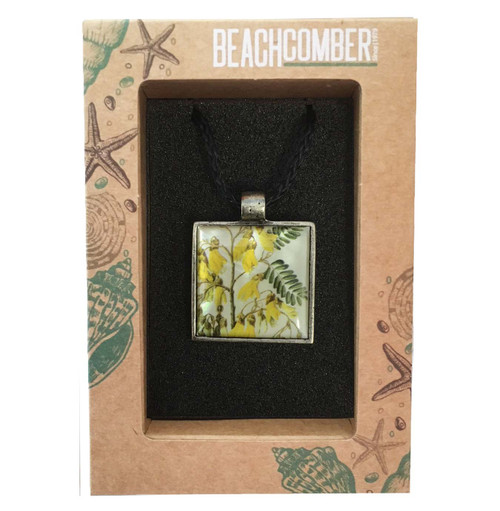 Mother Of Pearl Kowhai Pendant