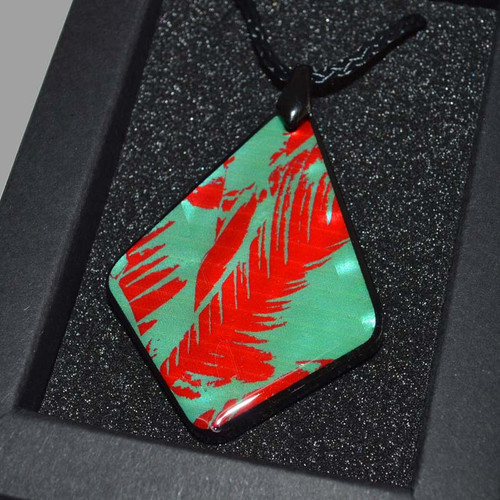 Mother Of Pearl Abstract Pendant