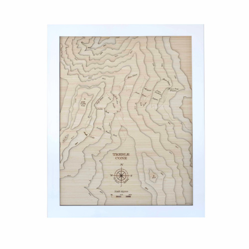 Treble Cone Medium Bamboo Art Map