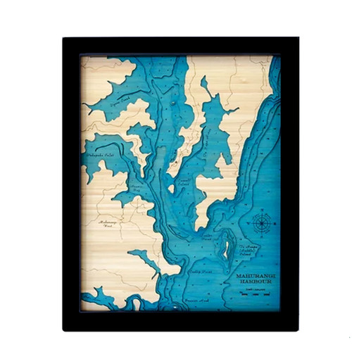 Mahurangi Medium Bamboo Art Map