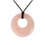 Rose Quartz Circle Pendant