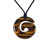 Tiger Eye Large Koru Pendant