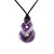 Amethyst Double Infinity Pendant