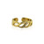 Celtic Twist Gold & Copper Ring