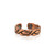 Twist Link Copper Ring