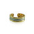 Cross Hatch Copper, Gold & Silver Ring