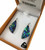 Paua Sail Earring Silvertone Boxed