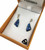 Paua Earrings Silvertone Boxed