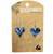 Heart Paua Earrings - Carded