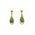 NZ Pounamu Earrings Gold Plated