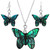 Paua Butterfly Pendant & Earrings