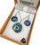 Paua Koru Pendant & Earrings Set Boxed
