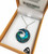 Paua Pendant Small Koru Tattoo Boxed