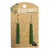 NZ Pounamu Earrings Toki Carded