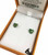 NZ Pounamu Love Heart Earrings Boxed