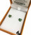 NZ Pounamu Love Heart Earrings Boxed