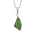 Ocean Drop Greenstone & Silver Pendant