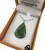 NZ Pounamu Pendant Silvertone Boxed