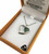 NZ Pounamu Pendant Silvertone Boxed