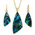 Paua Set Gold Plated