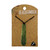 Slim Greenstone Pendant - Carded