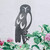 Morepork Metal Wall Art – Corten Steel