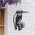 Kingfisher Corten Steel Wall Art Scene