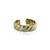 Twisted Rope, Gold, Silver & Copper Ring