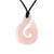 Rose Quartz Fish Hook Pendant