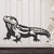 Tuatara Corten Steel Wall Art Scene