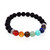 KL22a 7 Chakra Lava Bracelet
