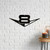 V8 Badge Metal Wall Art – Corten Steel