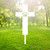 Pet Cross Garden Art – White Steel
