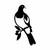 Kererū Metal Wall Art – Black Steel