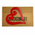 Heart & Koru Metal Wall Art – Red Steel