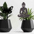 Mini Buddha Pot Plant Art