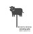 Mini Cow Pot Plant Art – Corten Steel