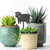 Mini Cow Pot Plant Art – Corten Steel
