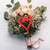 Mini Heart Garden Art – Red Steel