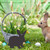 Baby Bunny Garden Art – Corten Steel