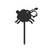 Mini Sheep Garden Art – Black Steel