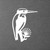 Kingfisher Metal Wall Art – White Steel