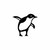Penguin Metal Wall Art – Black Steel